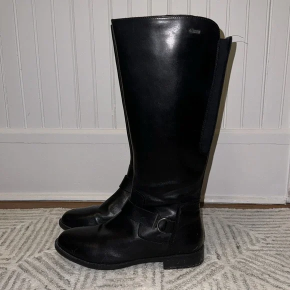Clark’s Mint Treat GTX Riding Boot Sz 7.5M Black - Picture 3 of 6